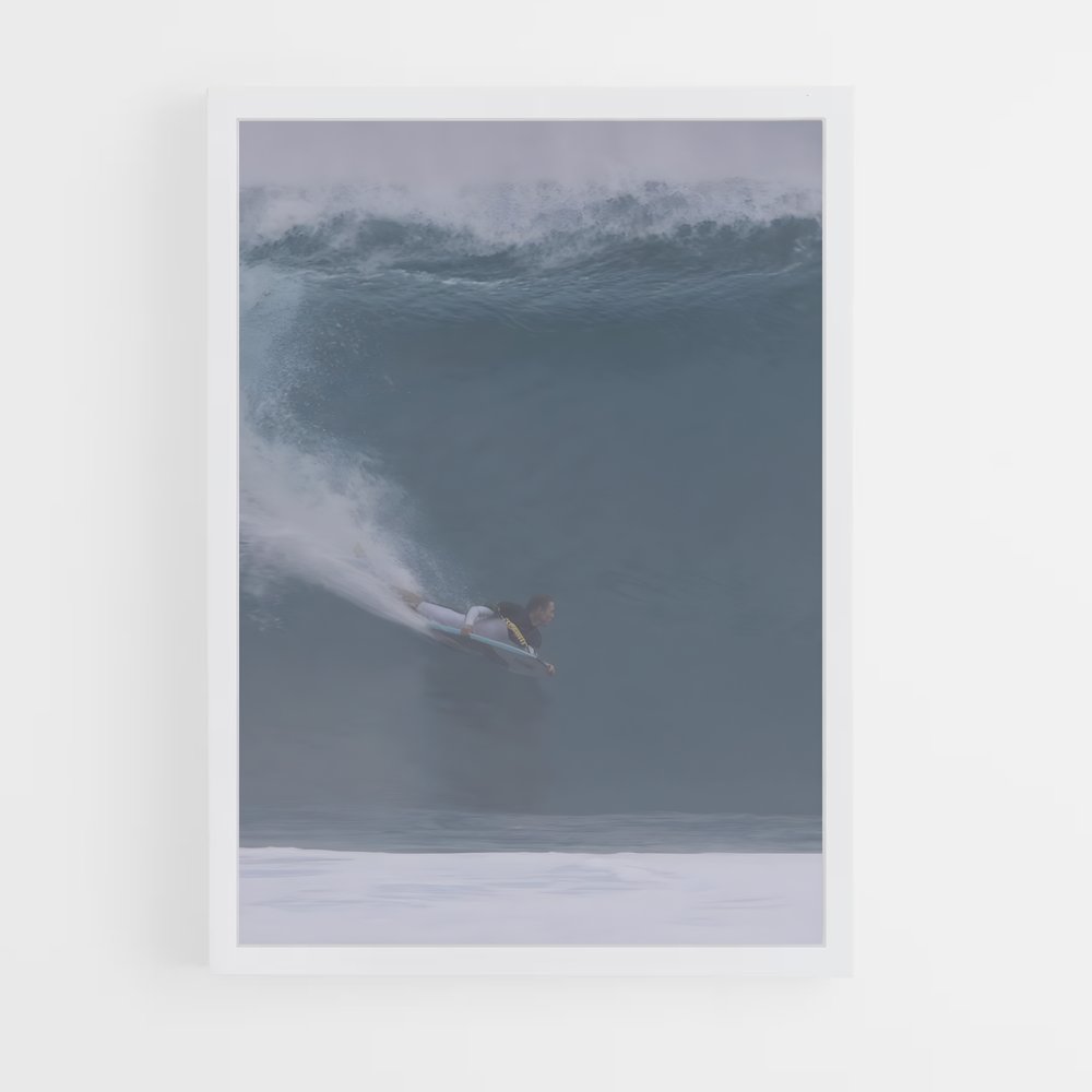 Poster Surf et Vagues – affiche Bodyboard (vue 3)